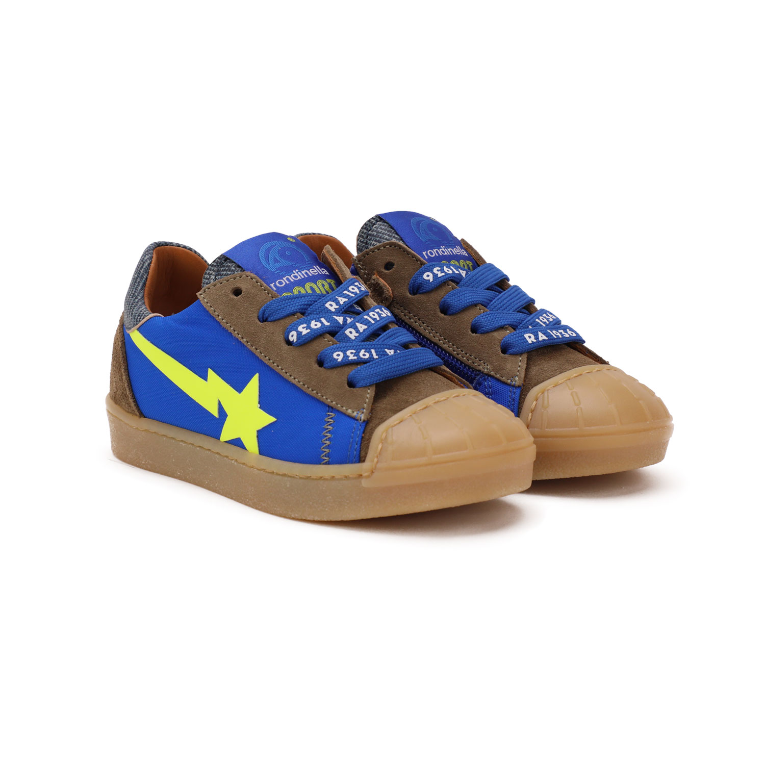 Rondinella brown blue sneaker Sydney AU