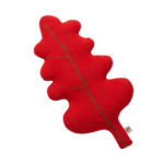 Donna wilson Leaf Shaped Cushion Red Sydney AU