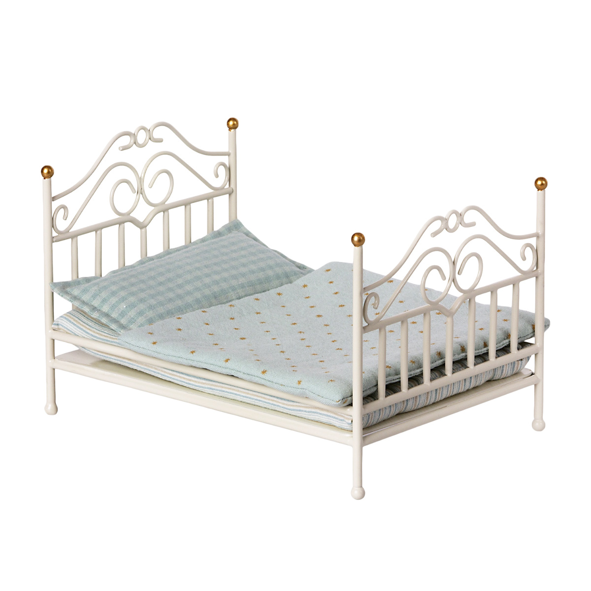 maileg vintage bed micro off-white