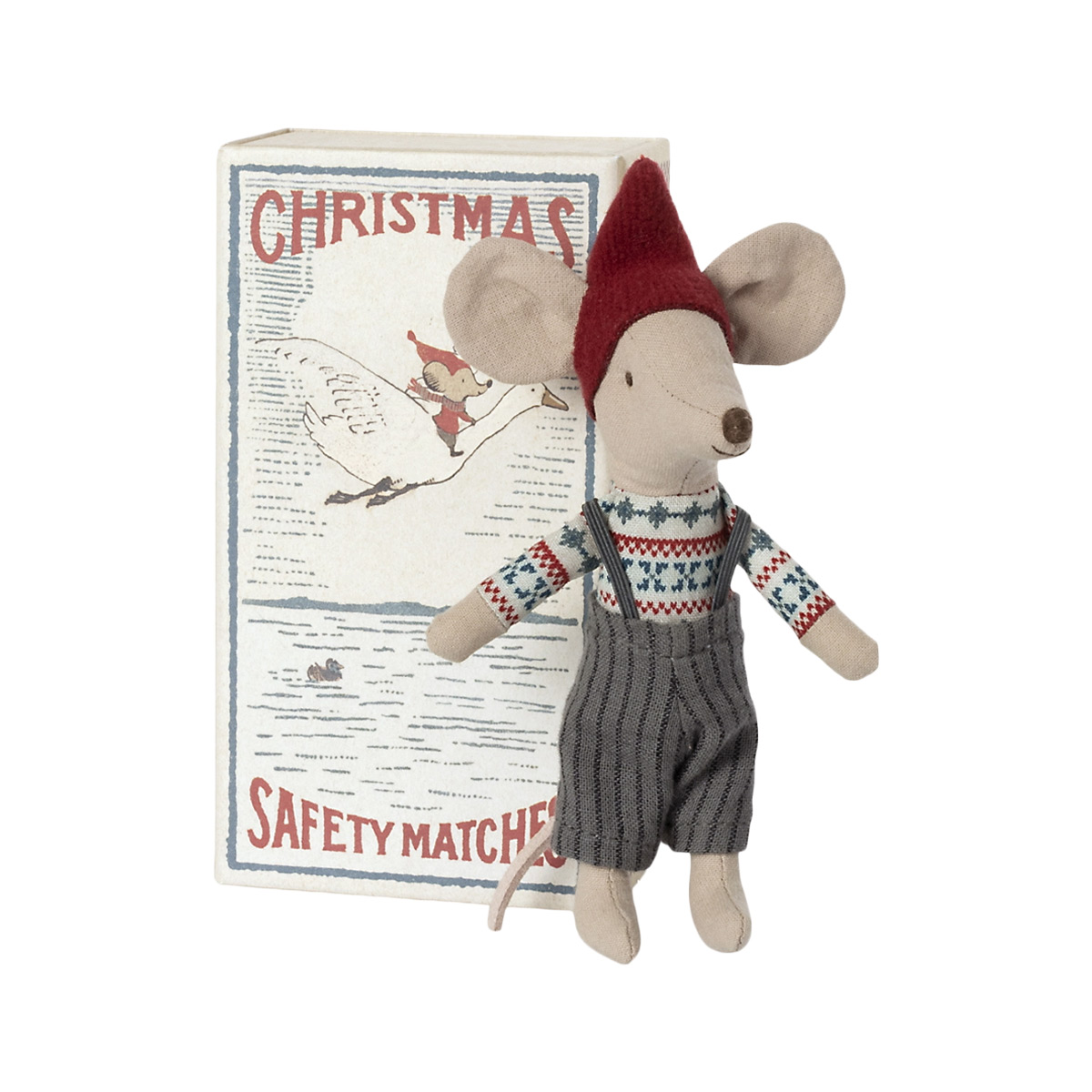 maileg Christmas mouse in box big brother