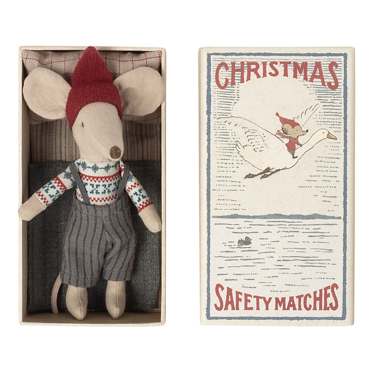 maileg Christmas mouse in box big brother