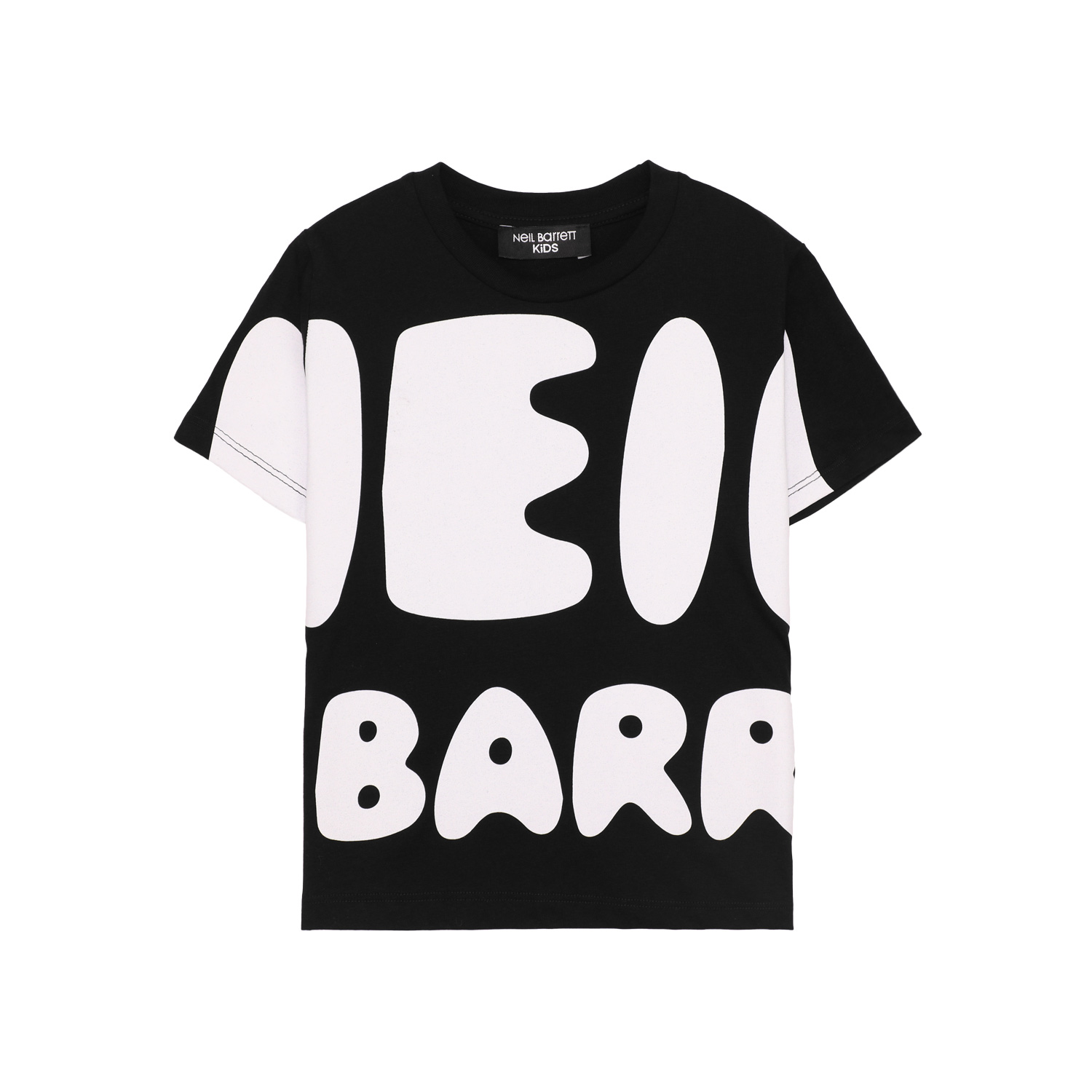 NEIL BARRETT print T-shirt black