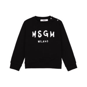 msgm kids black sweatshirt