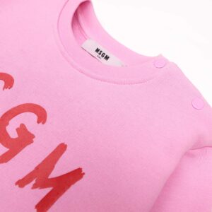 msgm kids sweatshirt pink
