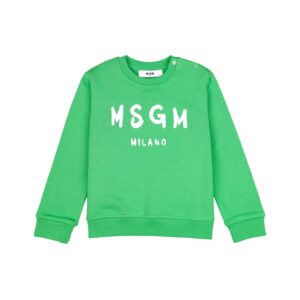 msgm kids baby sweatshirt green