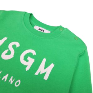 msgm kids green sweatshirt baby