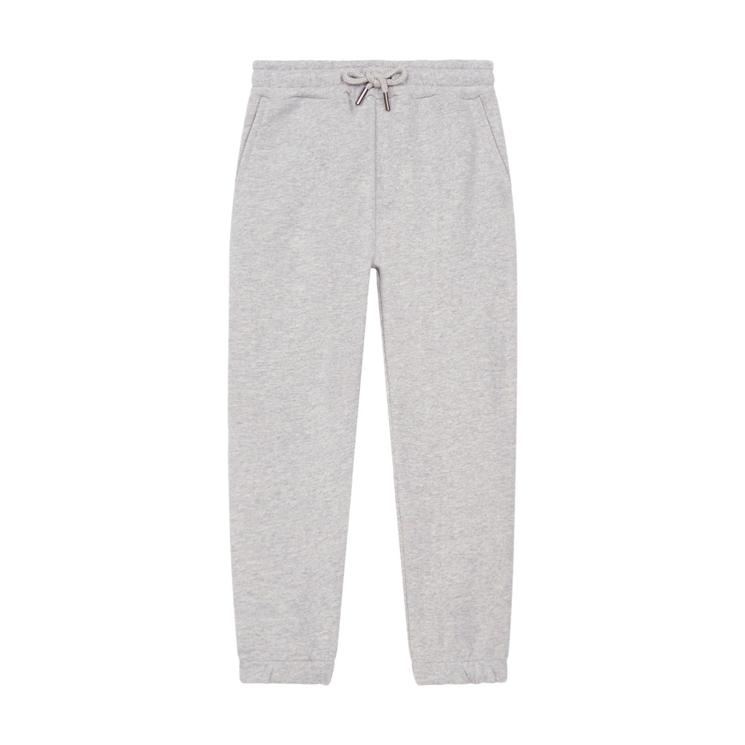hundred pieces relaxed organic cotton joggers light heather grey