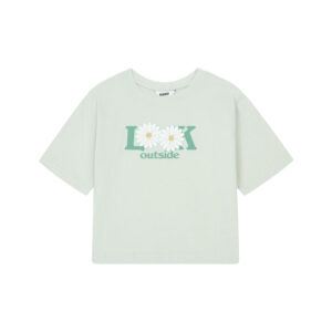 hundred pieces loose organic cotton T-shirt green water