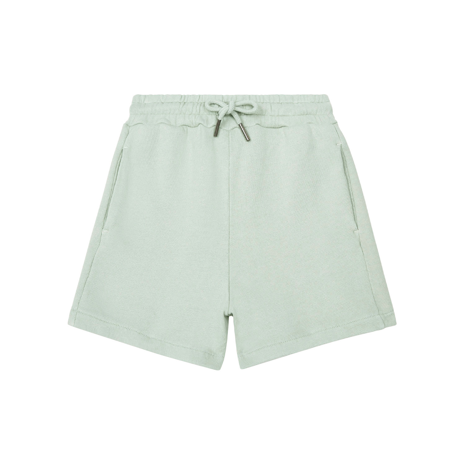 hundred pieces organic cotton shorts green water