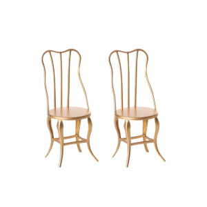 Vintage Chairs micro gold 2pcs au