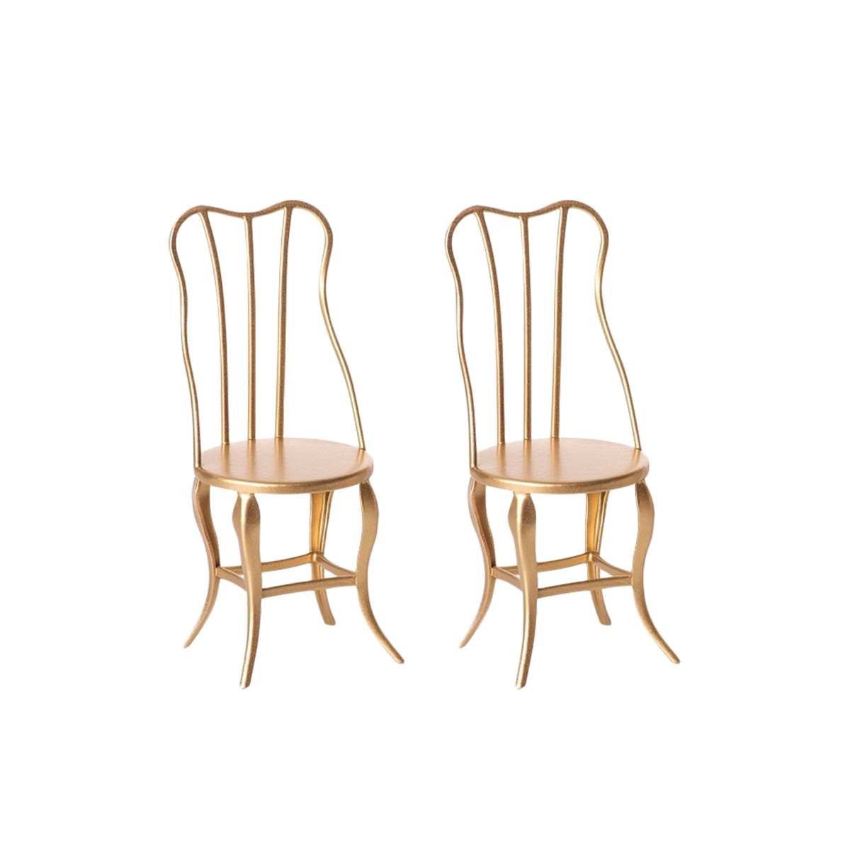 Vintage Chairs micro gold 2pcs au