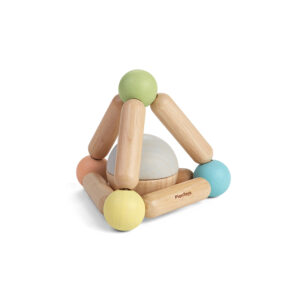 Triangle Clutching wooden Toy Pastel plantoys