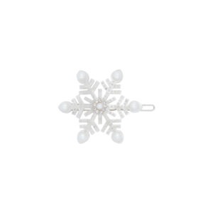snowflake hair clip