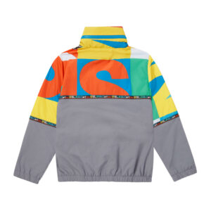 stella mccartney kids colourblock hooded jacket