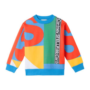 geometric Stella logo print sweatshirt au
