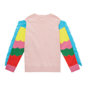 stella mccartney kids parrot sweater pink sydney