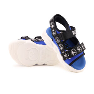 moschino double strap sandals blue au