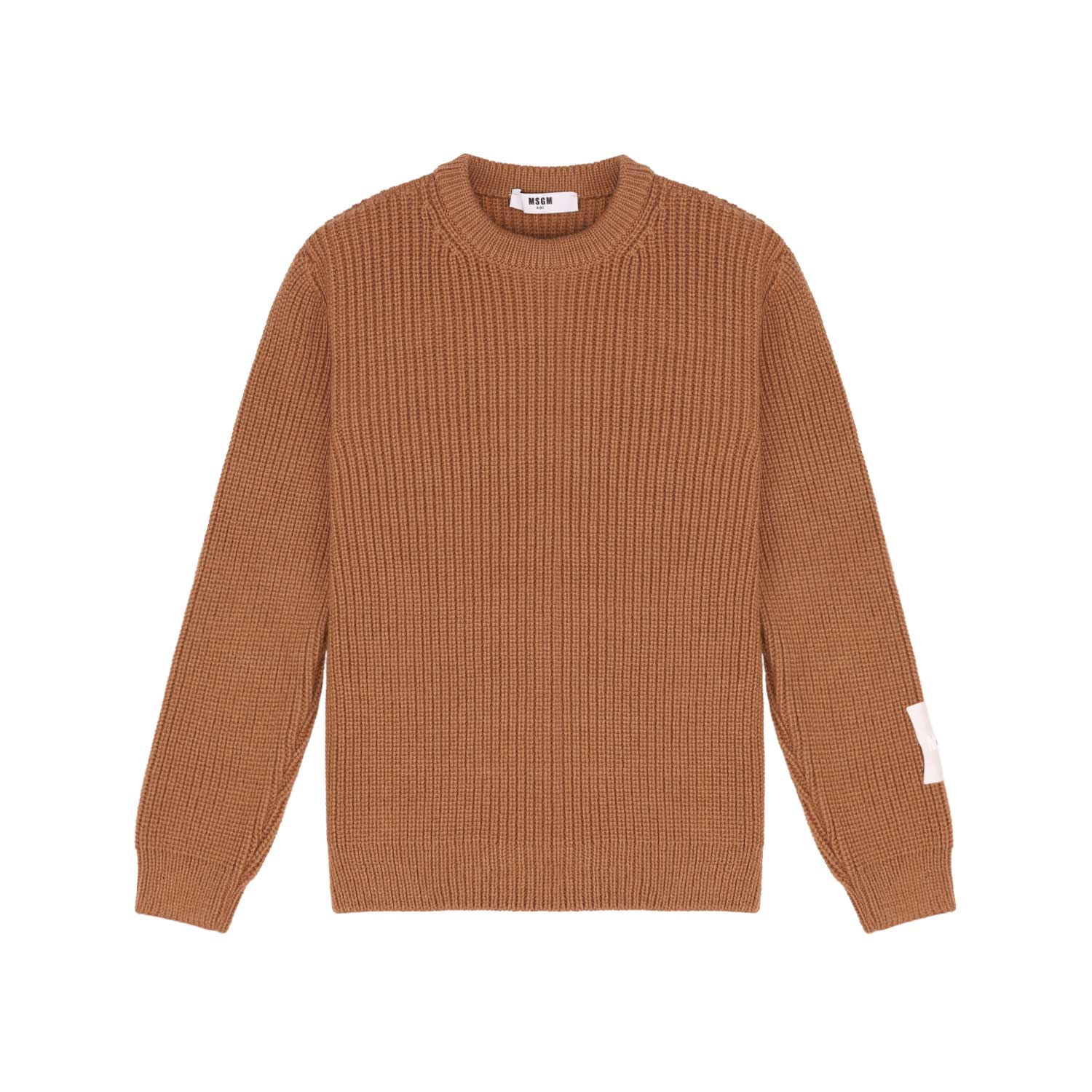 msgm-kids brown sweater