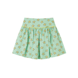star print green skirt by stella mccartney kids