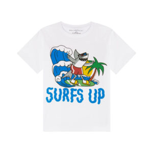 surfs up shark t-shirt by stella mccartney kids
