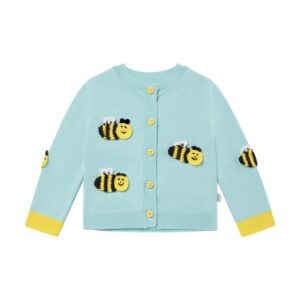 blue bee cardigan by stella mccartney kids