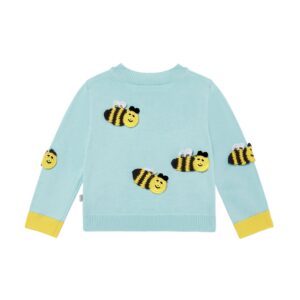 bee cardigan in blue by stella maccartney kids au